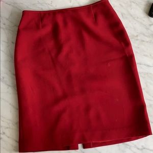 Red Pencil Skirt